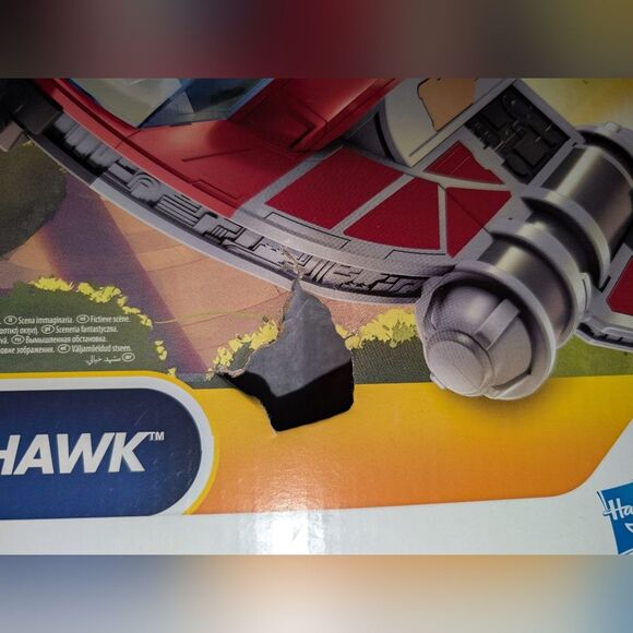 NWOT Hasbro Disney Star Wars Young Jedi Adventures The Crimson Firehawk - Picture 2 of 11